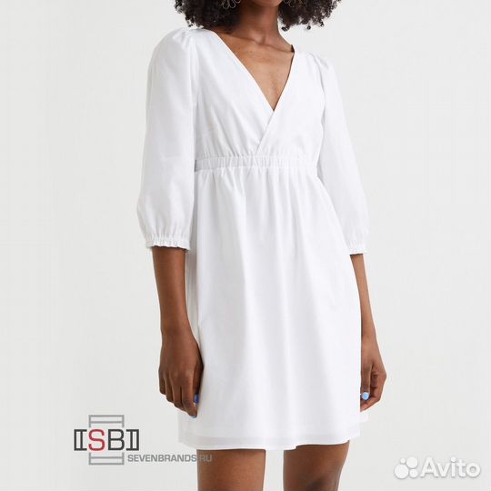 Платье H&M хлопок новое XS