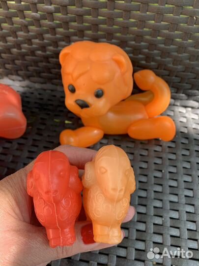 Игрушки дутыши, пластмасса СССР