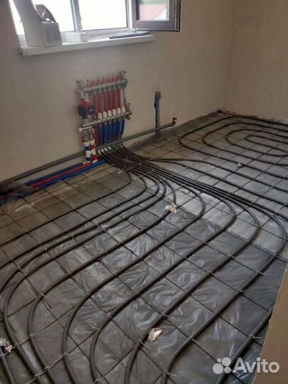 Монтаж систем отопления, теплые полы, котельные