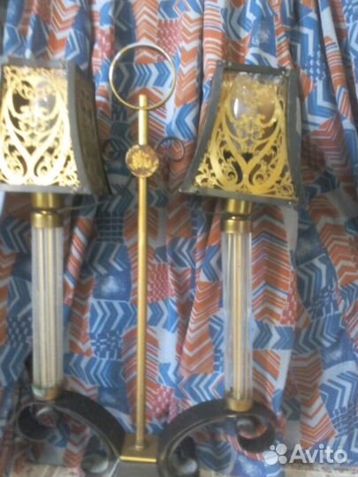 Светильники Фонари и Бра Керамика Медь СССР 3 вида