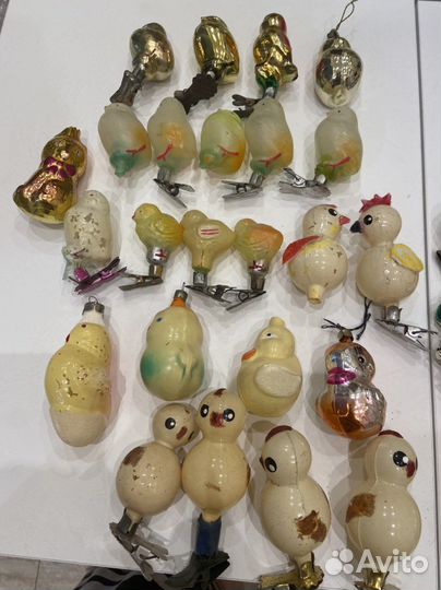 Елочные игрушки советские