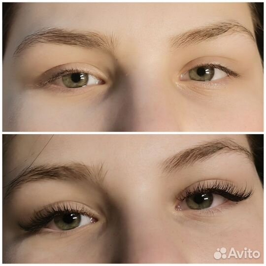 Наращивание, ламинирование ресниц