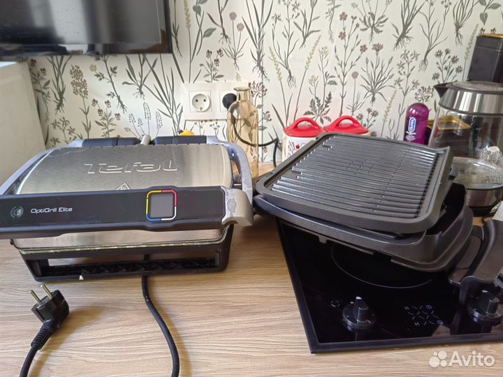 Гриль tefal optigrill elite gc750d30