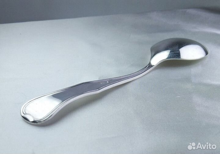 Серебряная десертная ложка