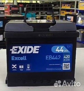 Аккумулятор Exide Excell 45 Ah 420 A EB442