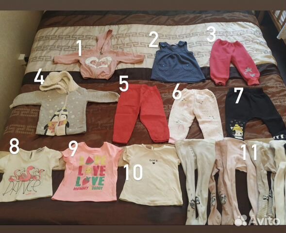 Детские вещи пакетом для девочек