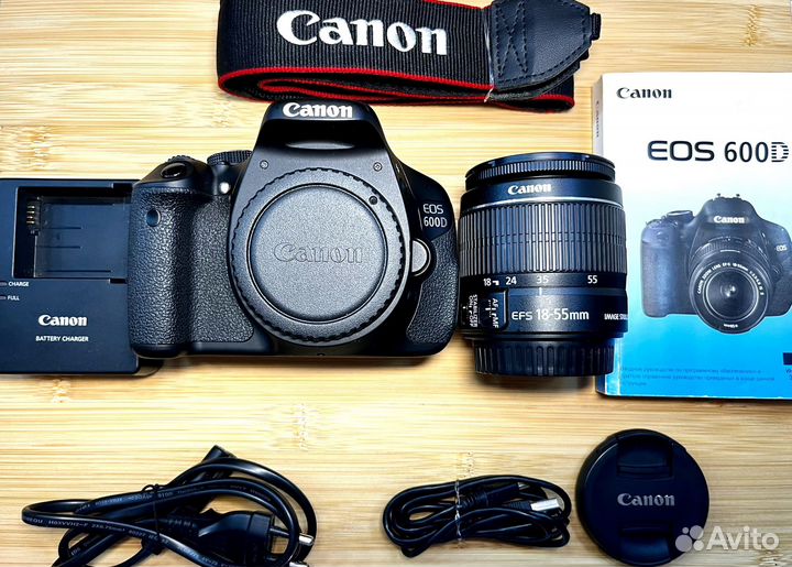 Canon 600d kit пробег 4352