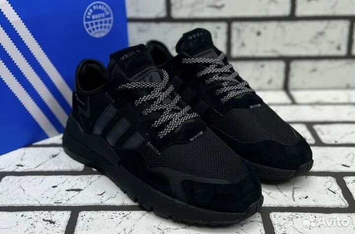 Adidas nite jogger black