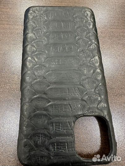 Чехол на iPhone 11 pro max из кожи питона