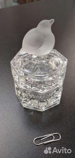 Шкатулка хрусталь винтажная США