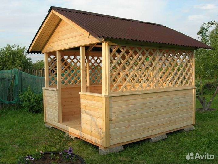 Деревянные беседки