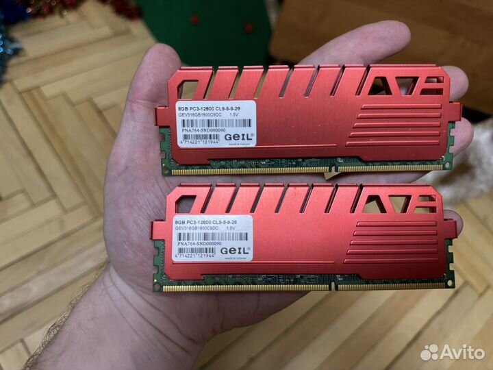 Операт. память geil 16Gb dimm DDR3 (2х8)