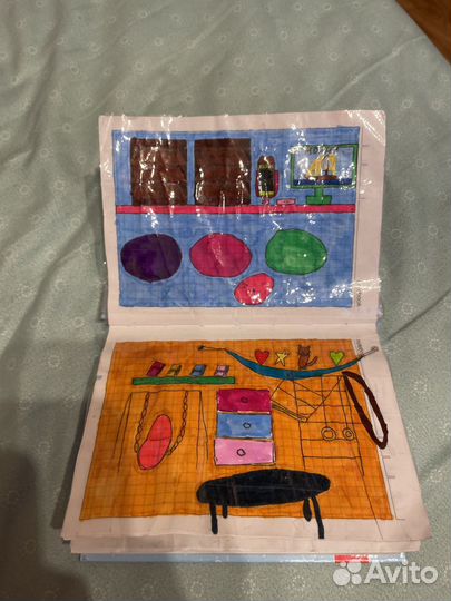 Домик в блокноте на заказ