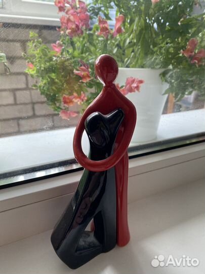 Фигурка статуэтка Человек с собакой