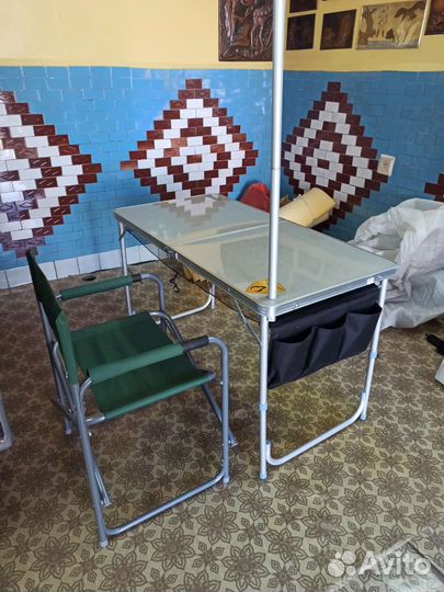Складной туристический стол