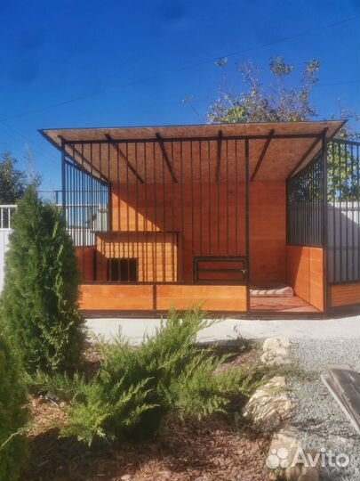 Вольер будка утепленная с электрополом