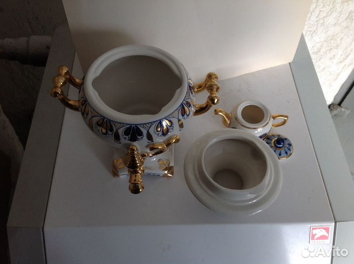 Самовар фарфоровый 