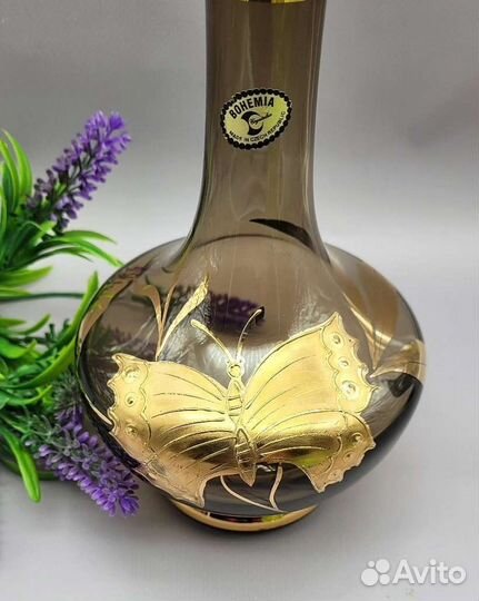 Шикарный штоф Богемия в отличном состоянии