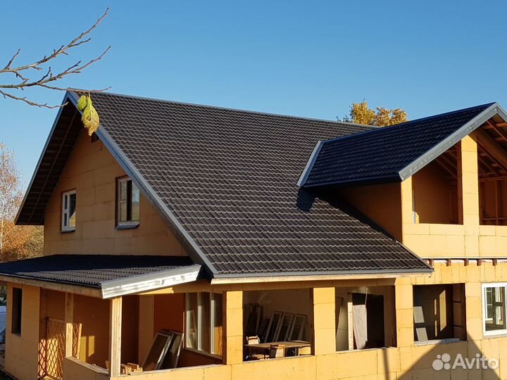 Кровельный лист Композитпласт 2,2х1,05м чёрный