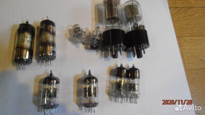 Радиолампы 6н2п-ев, 6с15п,6н30п-др,6н3п,EF804S