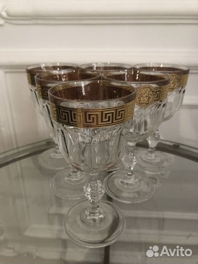 Versace бокалы под вино 6 шт