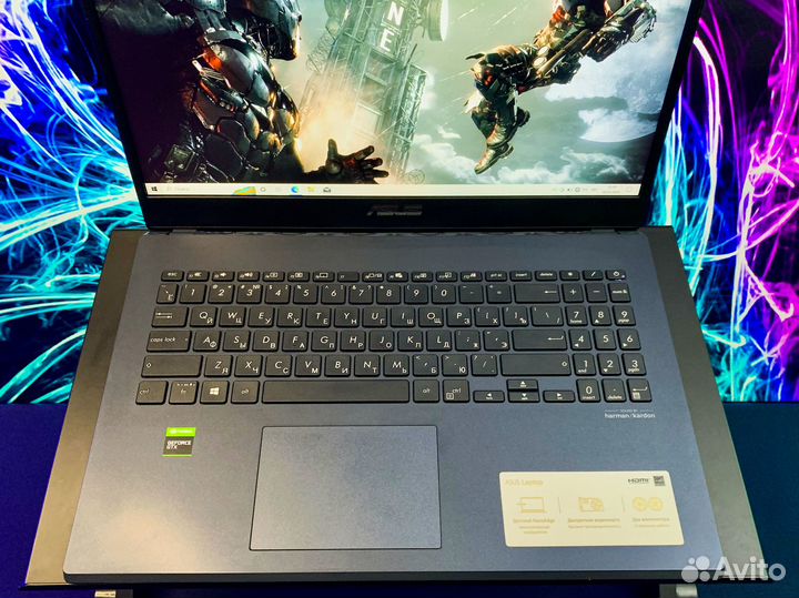 Игровой ультрабук asus I7 / GTX 1650 / 16Gb+SSD