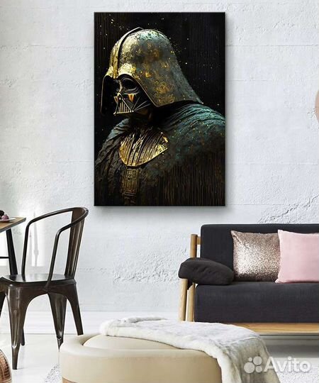 Картина маслом Дард Вейдер Ручная работа