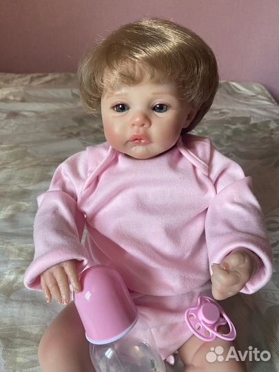 Мягкая- силиконовая кукла реборн 45 см
