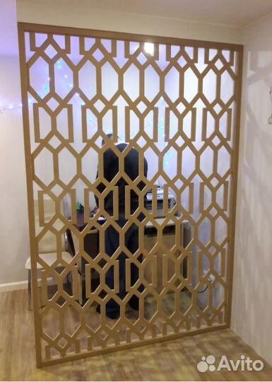 Декоративная резная панель из мдф для студии