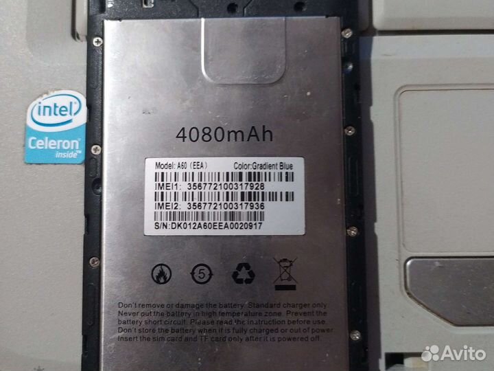 Разбор Black view a60