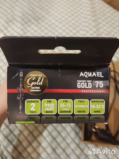 Водонагреватель Aquael comfortzone 75w gold