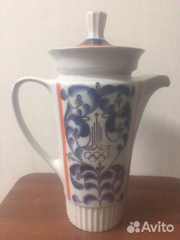 Чайник кофейник фарфор и стоканы