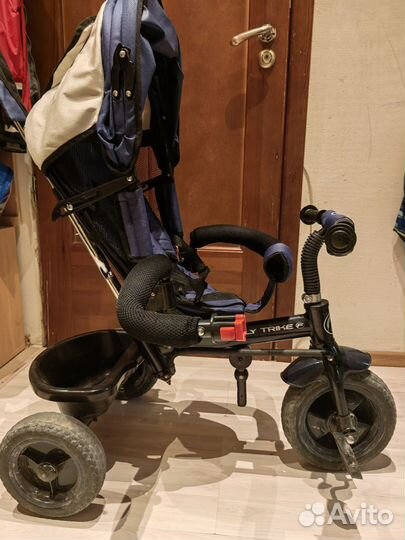 Детский велосипед с родительской ручкой