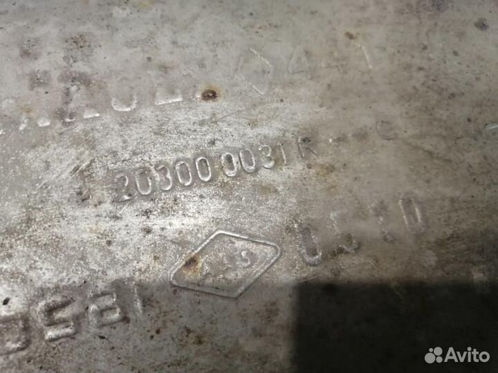 Глушитель основной Renault Megane 3