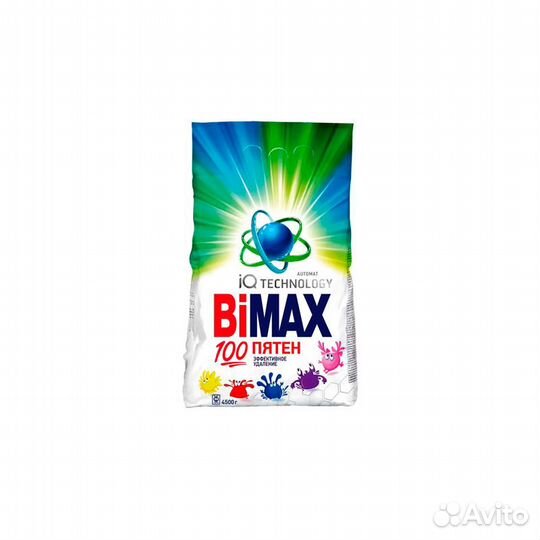 Стиральный порошок bimax 100 пятен автомат м/у 450