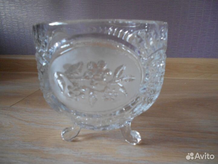 Хрустальная ваза для стола Чехия