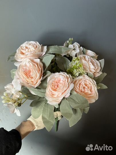 Букет пион,искусственные цветы