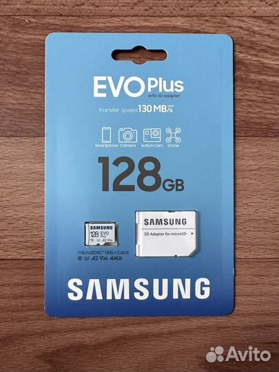 Новые Samsung Evo Plus 64Гб+SDadapter