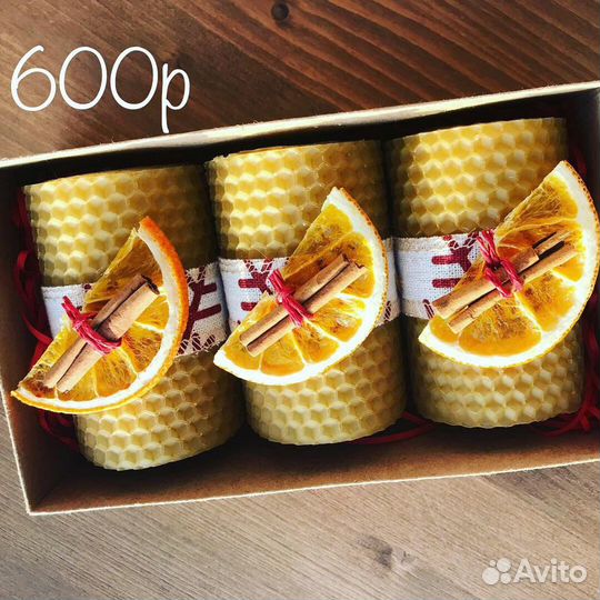 Свечи, новогодний декор