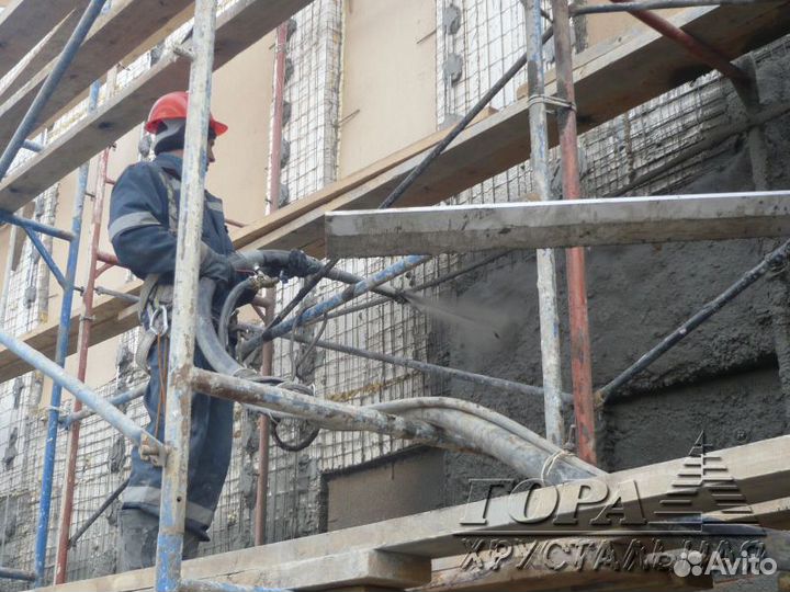 Торкретирование бетона