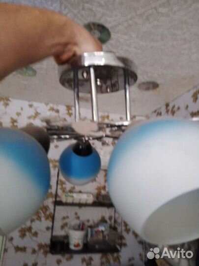 Люстра потолочная бу