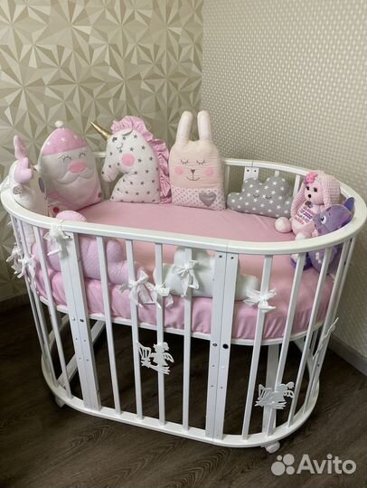 Бортики в детскую кроватку