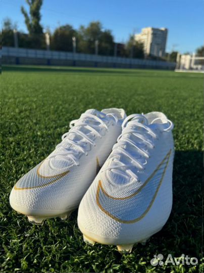 Бутсы Nike mercurial air zoom white pattern