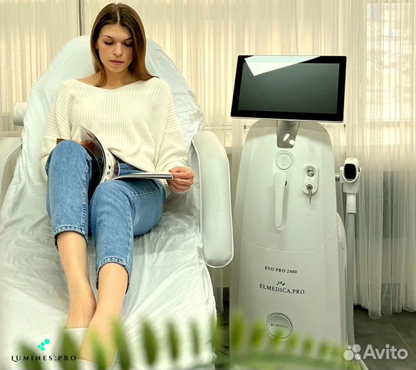 Диодный лазер для эпиляции Lumines MaxPro 2000W