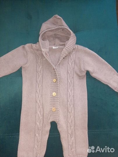 Вязаный комбинезон 74