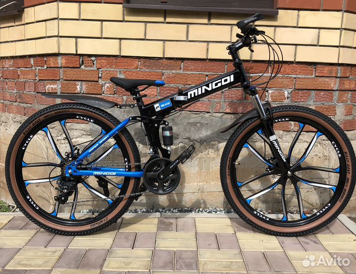 Новый велосипед на литых дисках складной mingdi26