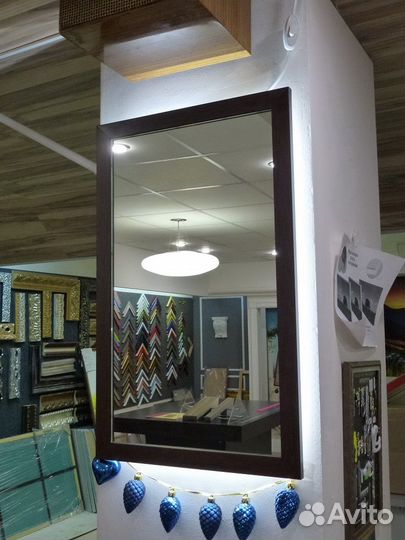 Зеркало 40х65 в багете