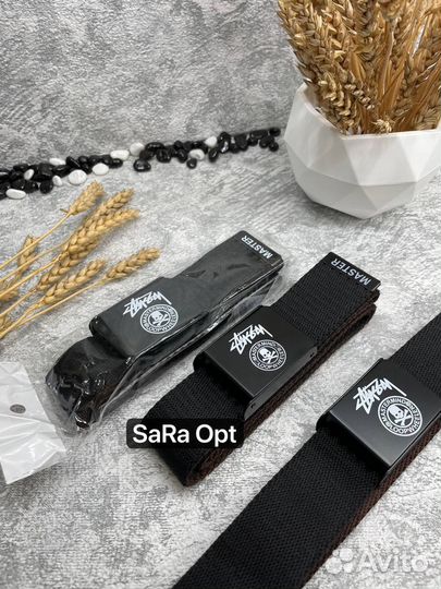 Ремень stussy черный