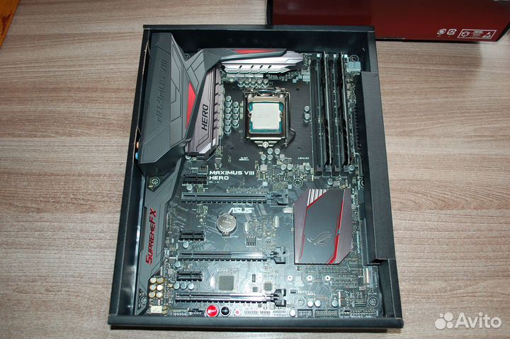 Связка Asus Maximus viii Hero,i7-6700K,16Gb,кулер