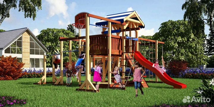 Детская спортивная площадка Савушка 19 Семейная